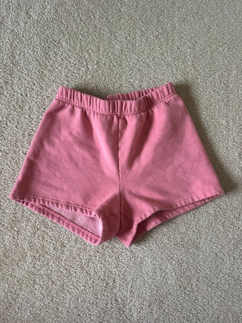 Aritzia TNA Pink Fleece Sweatshorts | Size XS